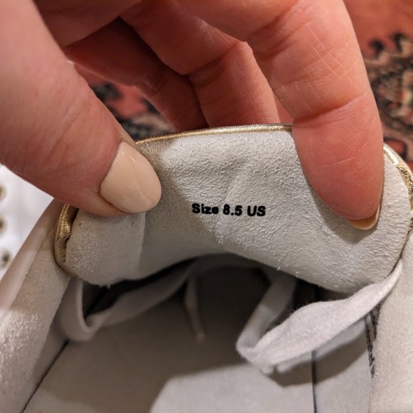 Nothing New Women's Deluxe Gold Sneaker 8.5 (fits like 8) - Picture 4 of 7